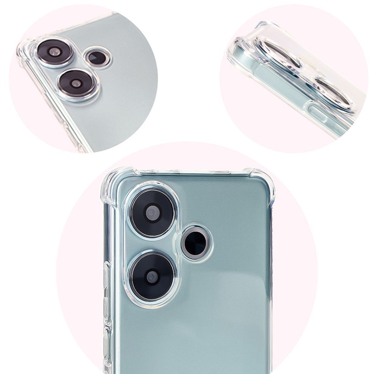 Dedykowane wycięcia i podwyższone krawędzie aparatu w etui Bizon Case Salpa